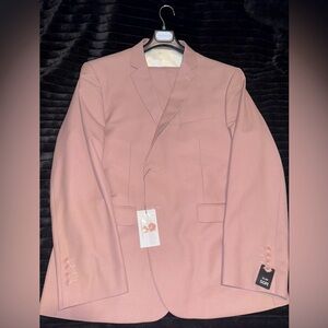 Brand New, Never Worn Mauve Slim Fit Suit. Perfect for Summer Wedding Season!